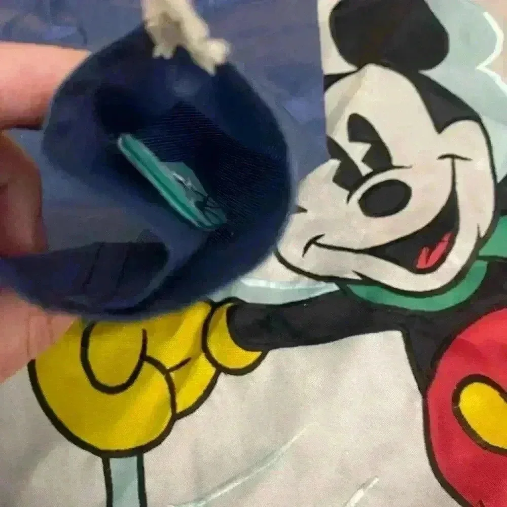 Vtg Mickey Disney winter flag